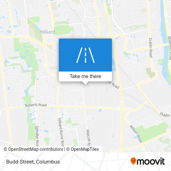 Mapa de Budd Street