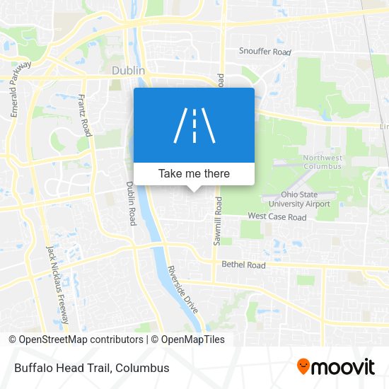 Mapa de Buffalo Head Trail