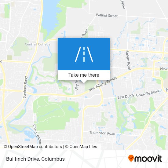 Mapa de Bullfinch Drive