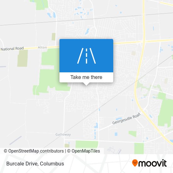 Mapa de Burcale Drive