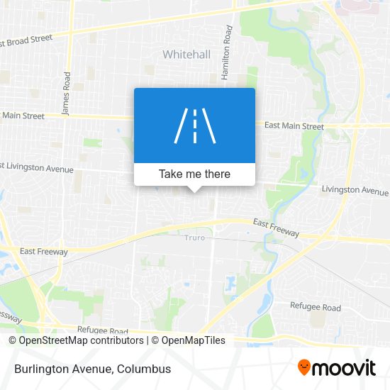 Mapa de Burlington Avenue