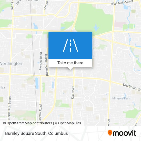 Mapa de Burnley Square South