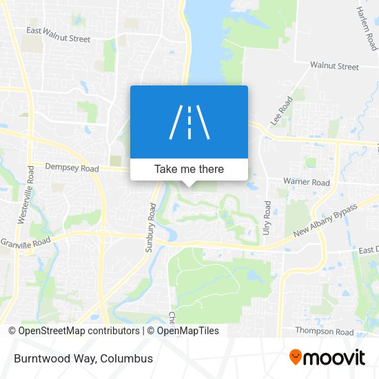 Mapa de Burntwood Way