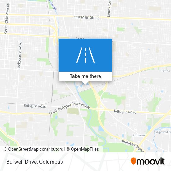 Mapa de Burwell Drive