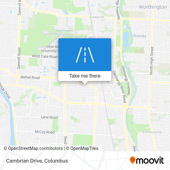 Mapa de Cambrian Drive