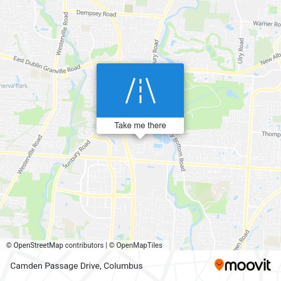 Camden Passage Drive map