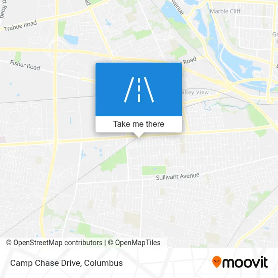Camp Chase Drive map