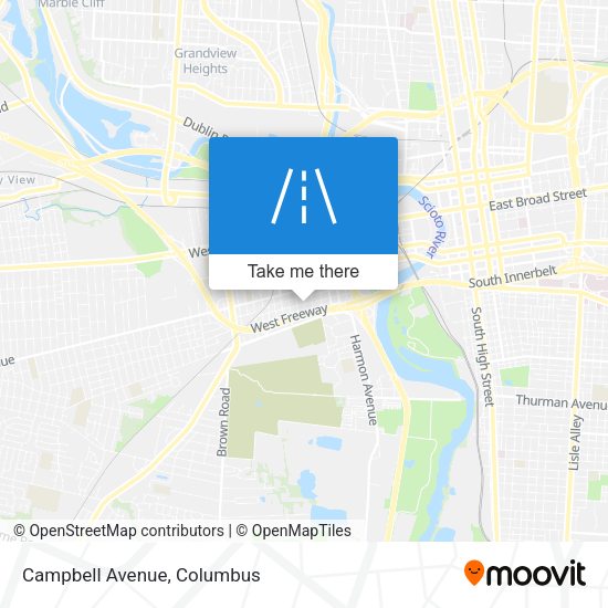Mapa de Campbell Avenue