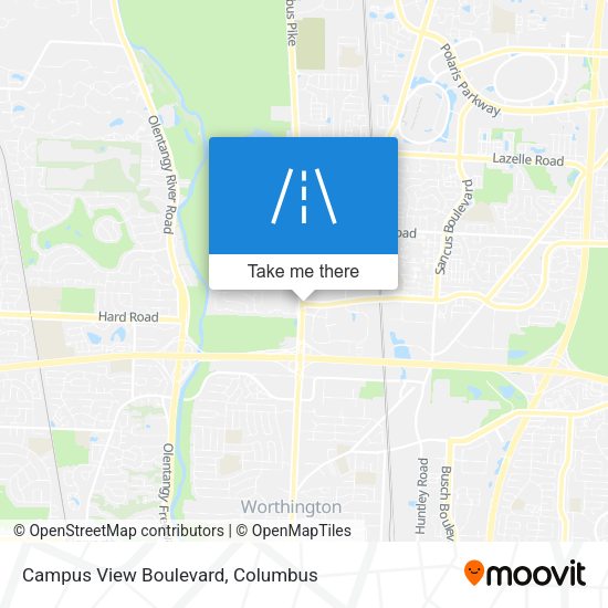 Campus View Boulevard map