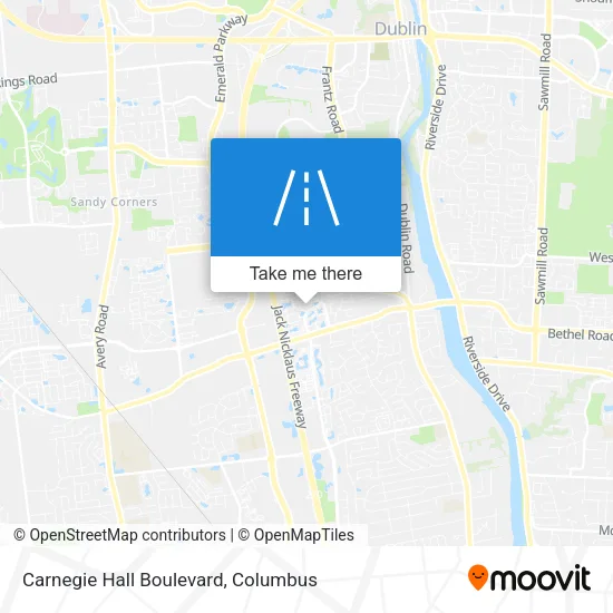 Carnegie Hall Boulevard map