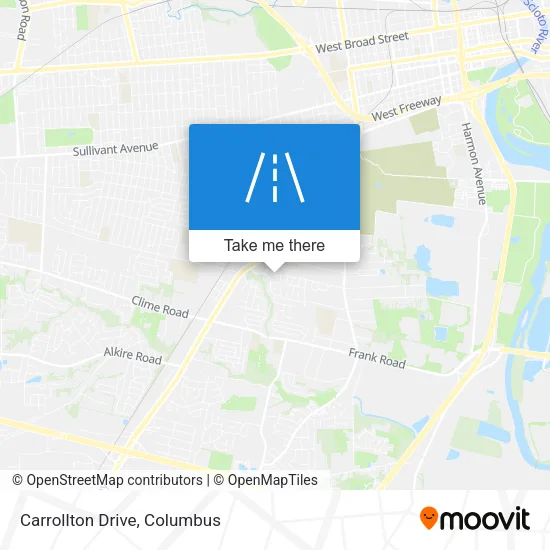 Mapa de Carrollton Drive