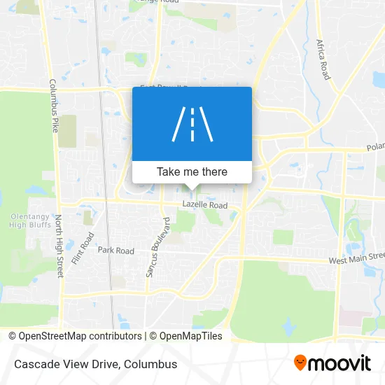 Cascade View Drive map