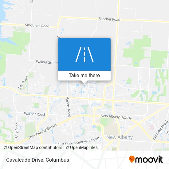 Cavalcade Drive map