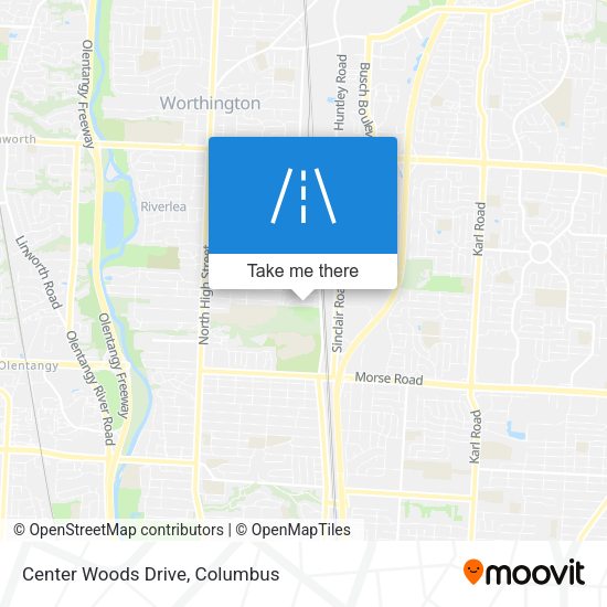 Center Woods Drive map