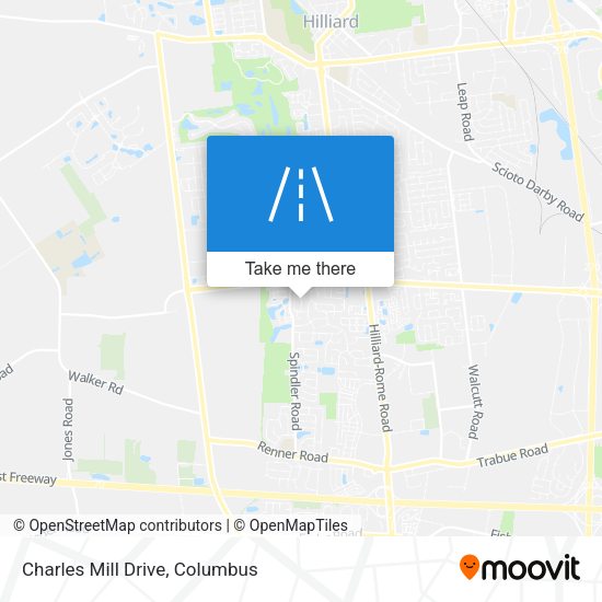 Charles Mill Drive map