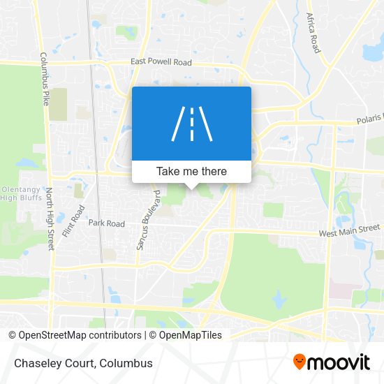 Mapa de Chaseley Court