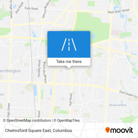 Mapa de Chelmsford Square East