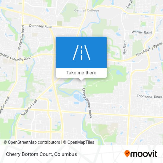 Cherry Bottom Court map