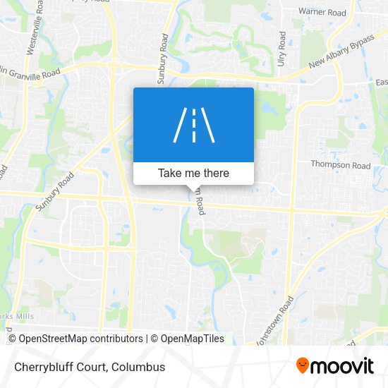 Mapa de Cherrybluff Court