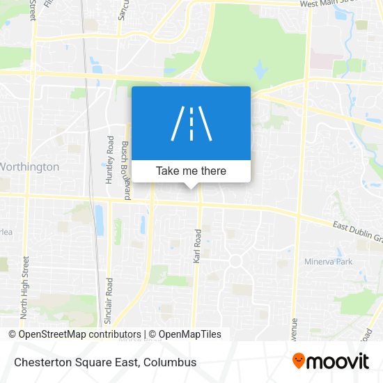 Chesterton Square East map