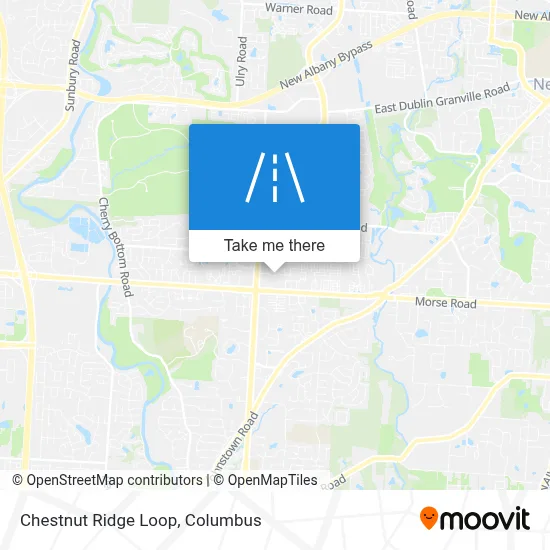 Chestnut Ridge Loop map