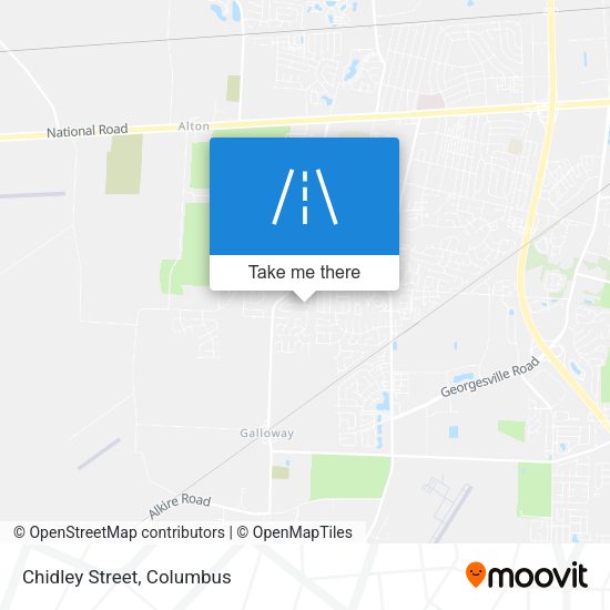 Mapa de Chidley Street