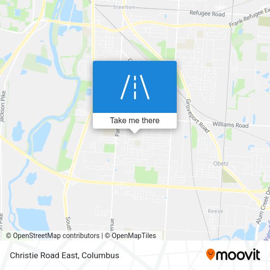 Christie Road East map