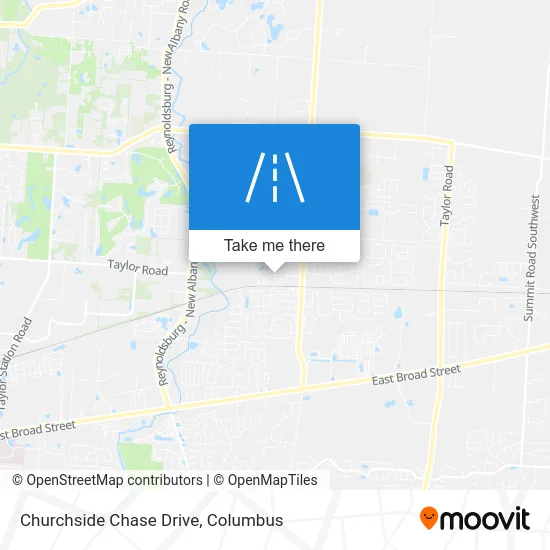 Churchside Chase Drive map