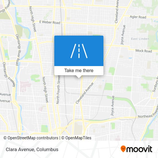 Mapa de Clara Avenue