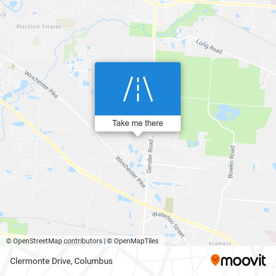 Clermonte Drive map