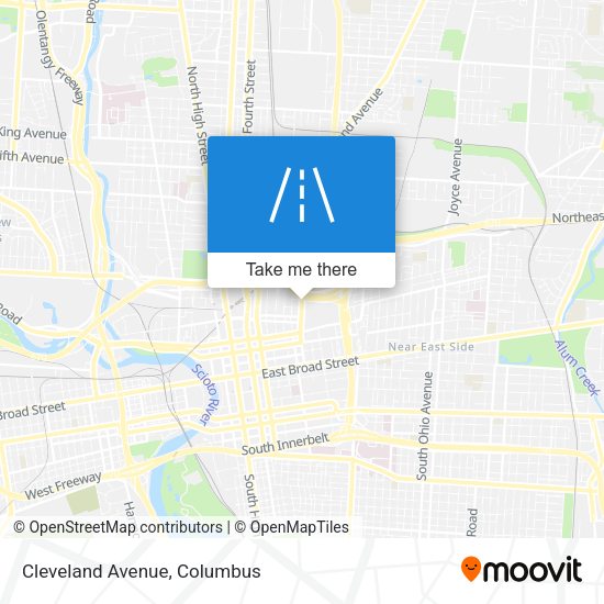 Mapa de Cleveland Avenue