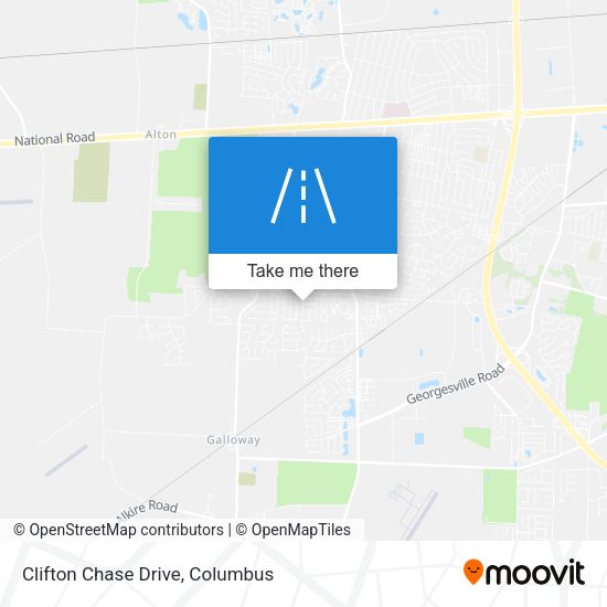 Clifton Chase Drive map
