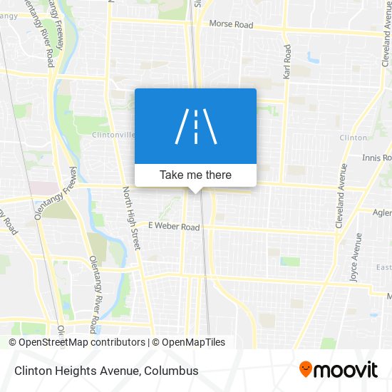 Mapa de Clinton Heights Avenue