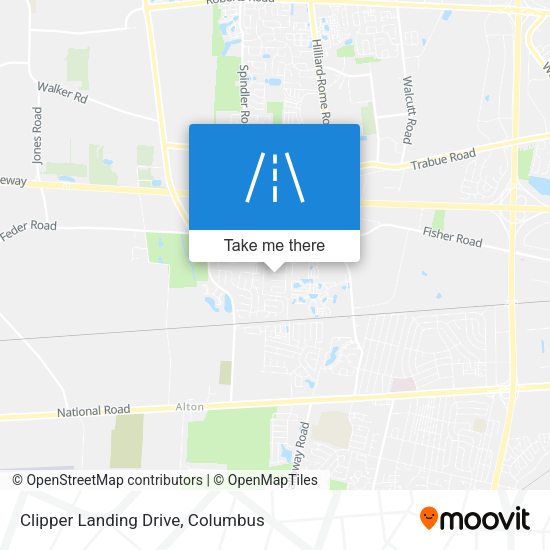 Clipper Landing Drive map