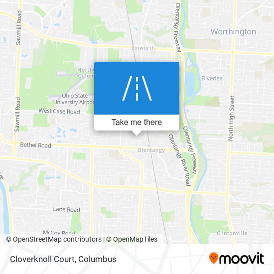 Mapa de Cloverknoll Court