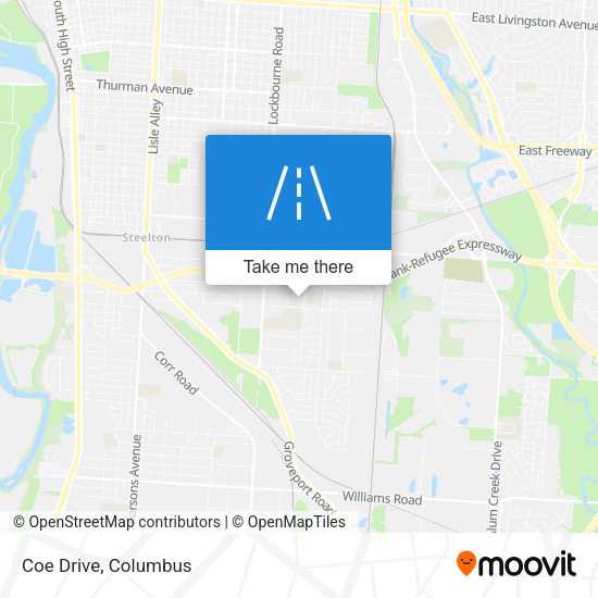 Mapa de Coe Drive