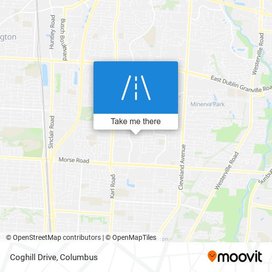 Coghill Drive map