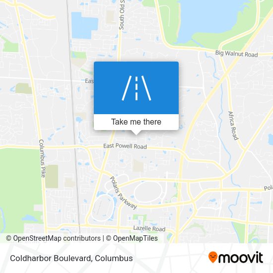 Coldharbor Boulevard map