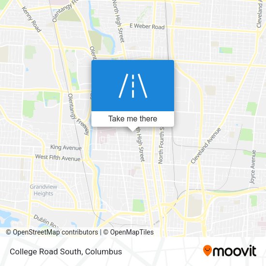 College Road South map