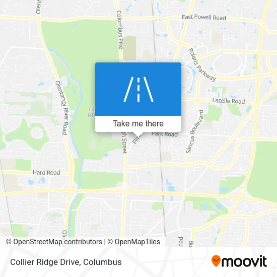 Collier Ridge Drive map