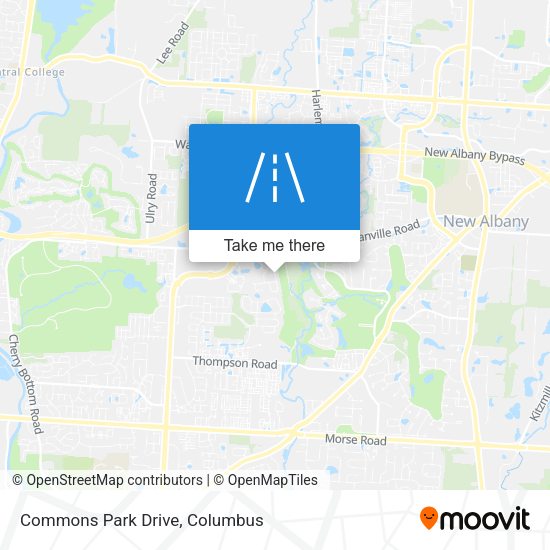 Mapa de Commons Park Drive