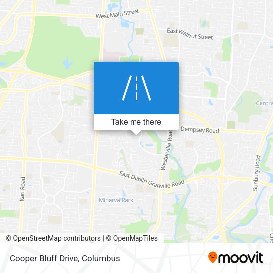 Cooper Bluff Drive map
