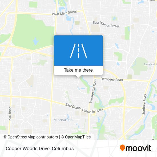 Cooper Woods Drive map