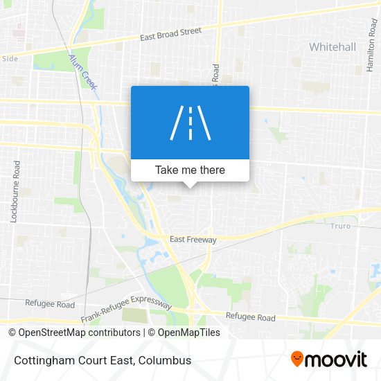 Mapa de Cottingham Court East