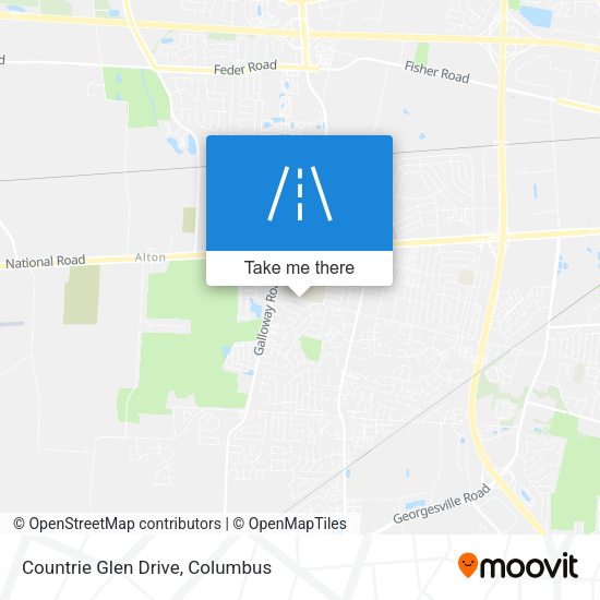 Mapa de Countrie Glen Drive