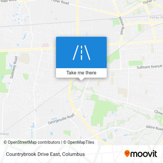 Countrybrook Drive East map