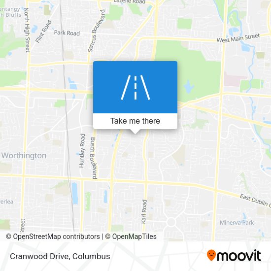 Mapa de Cranwood Drive