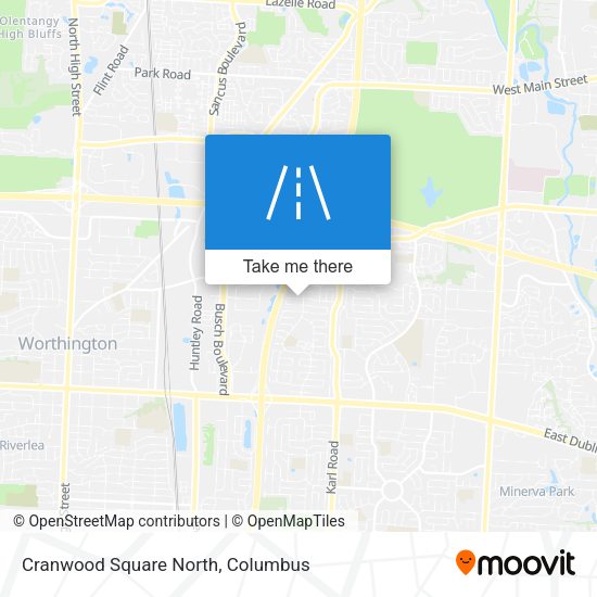 Cranwood Square North map