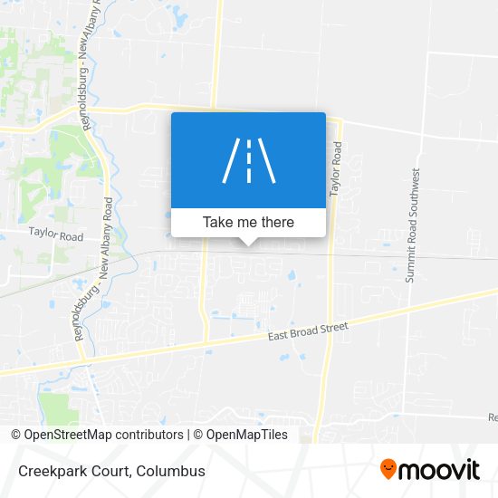 Mapa de Creekpark Court