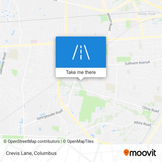 Mapa de Crevis Lane
